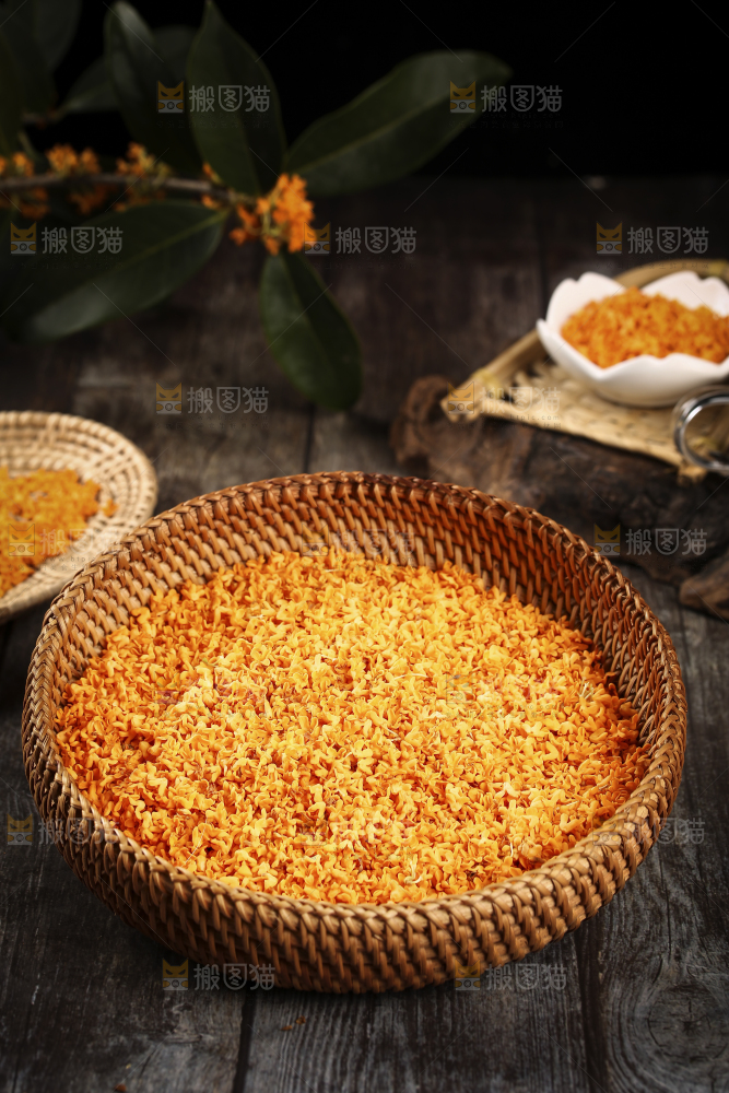 深底上的桂花