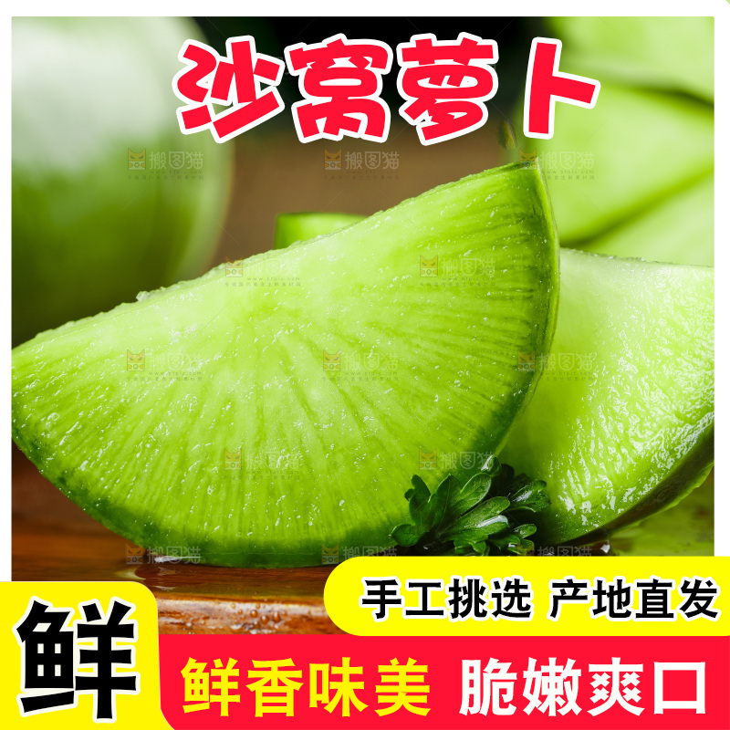 深底上的沙窝萝卜