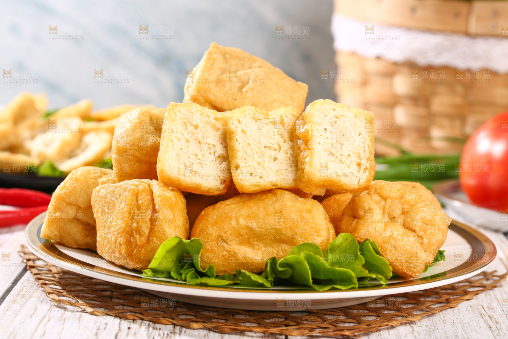 浅底上的油豆泡