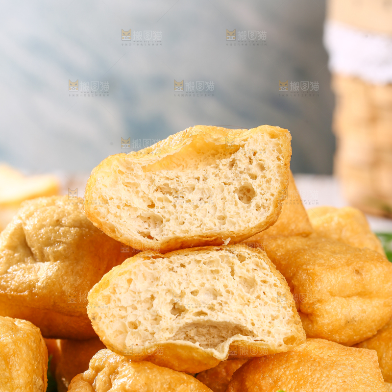 浅底上的油豆泡