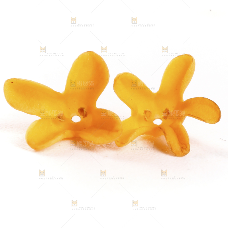 白底上的桂花