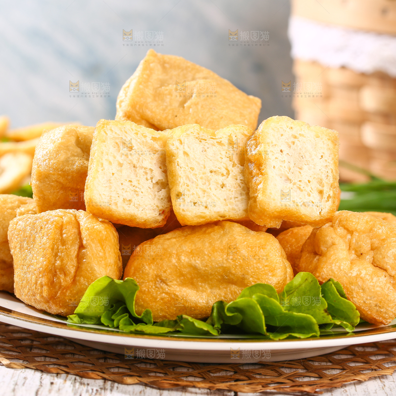 浅底上的油豆泡