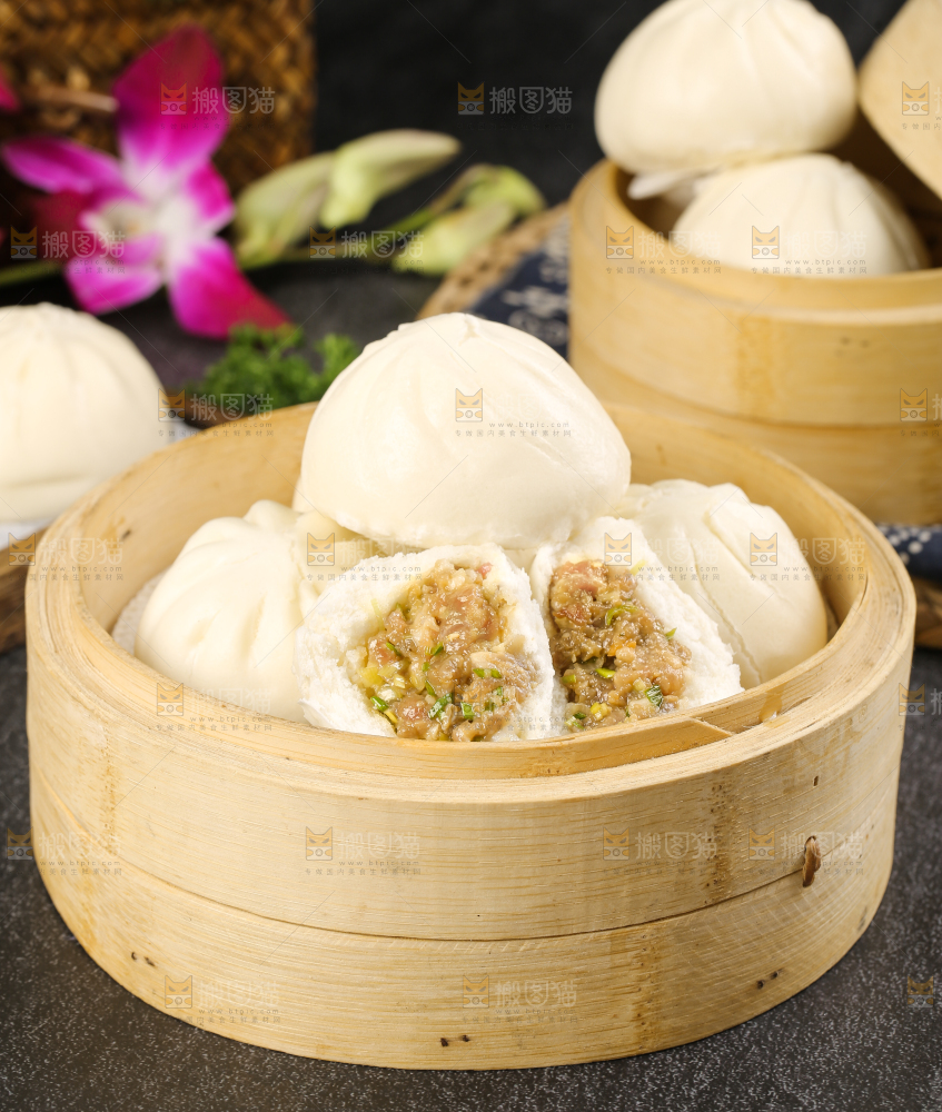 深底上的滑肉包