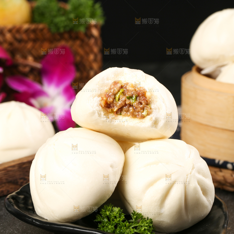 深底上的滑肉包