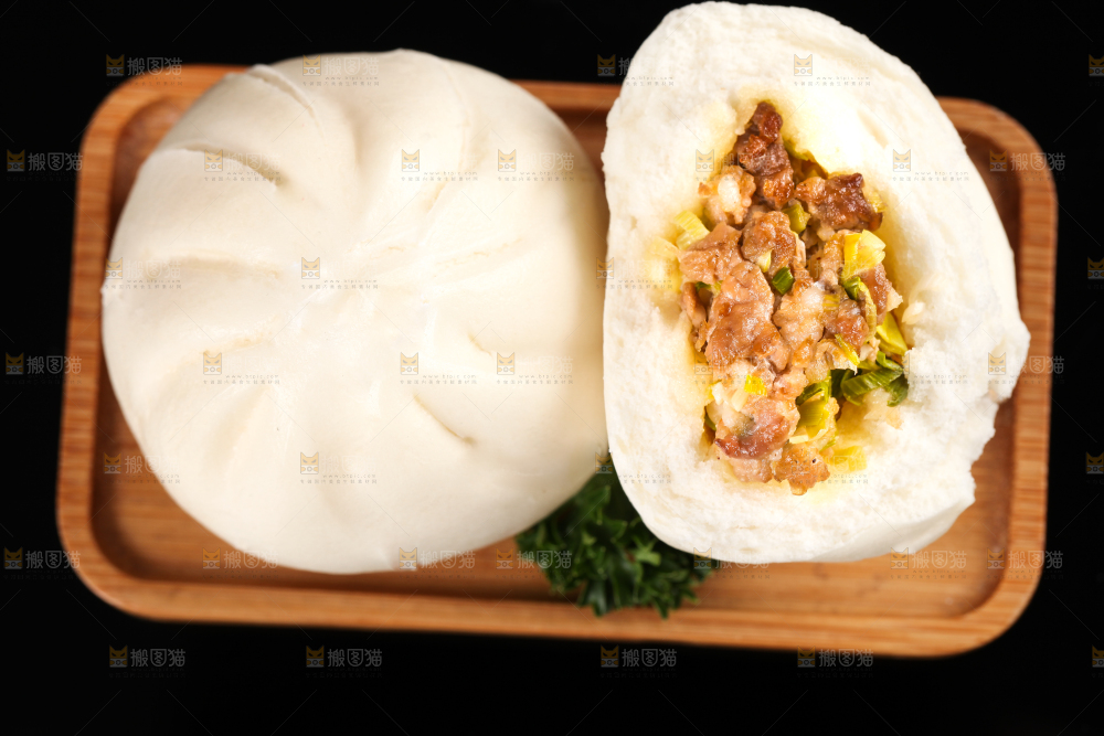 深底上的滑肉包