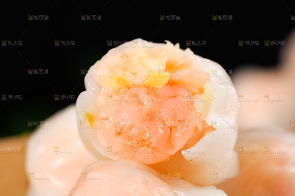 深底上的虾饺