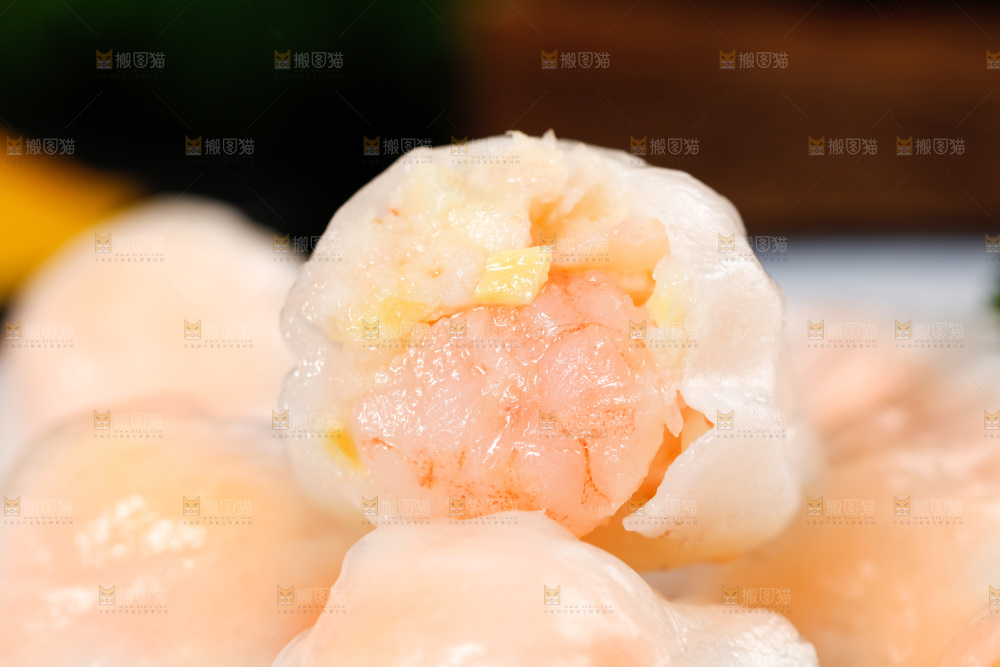 深底上的虾饺