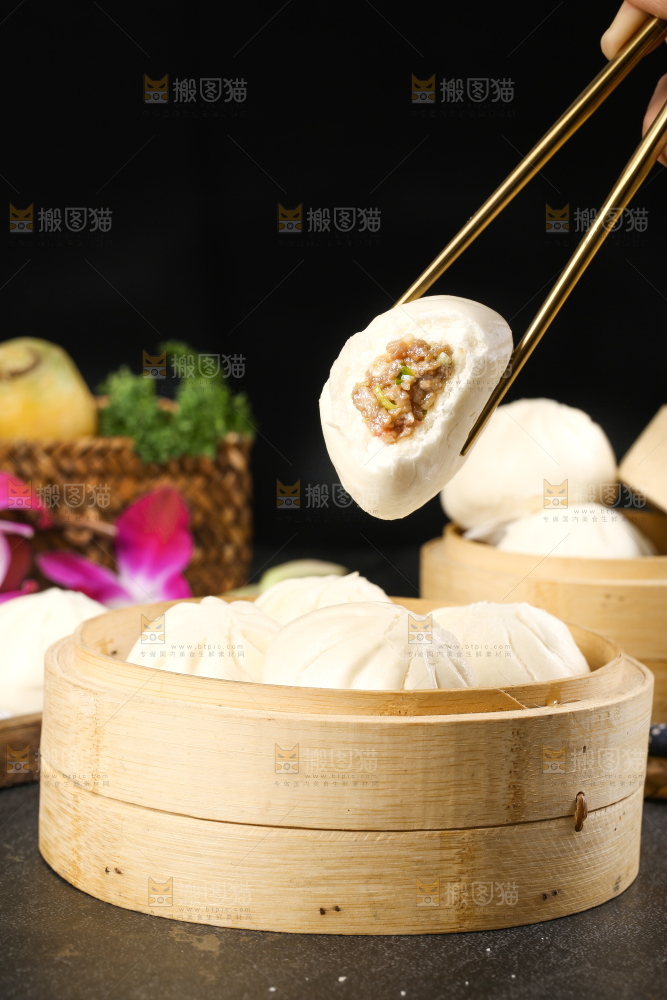 深底上的滑肉包