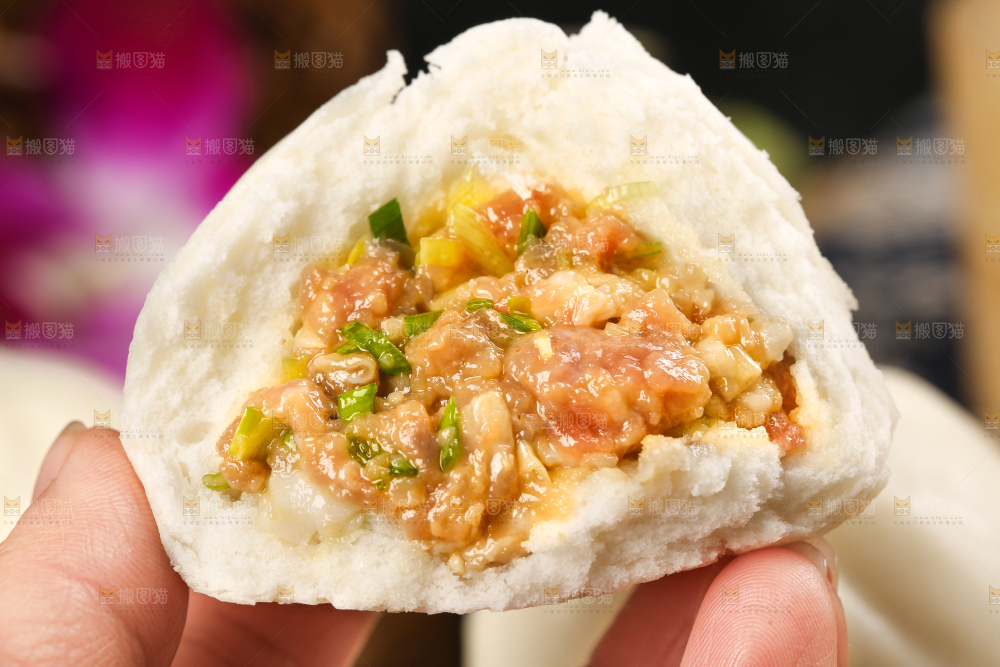 深底上的滑肉包