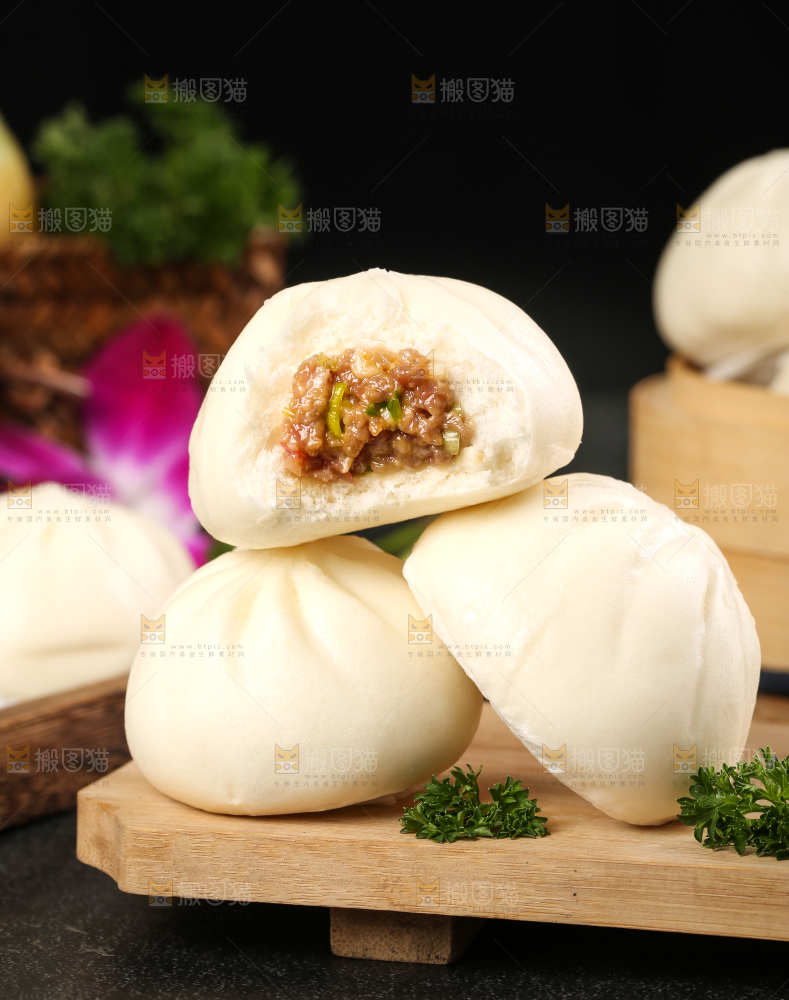 深底上的滑肉包