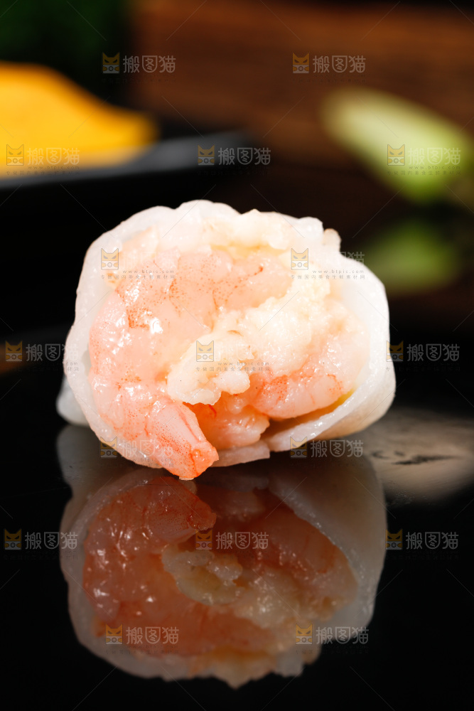 深底上的虾饺
