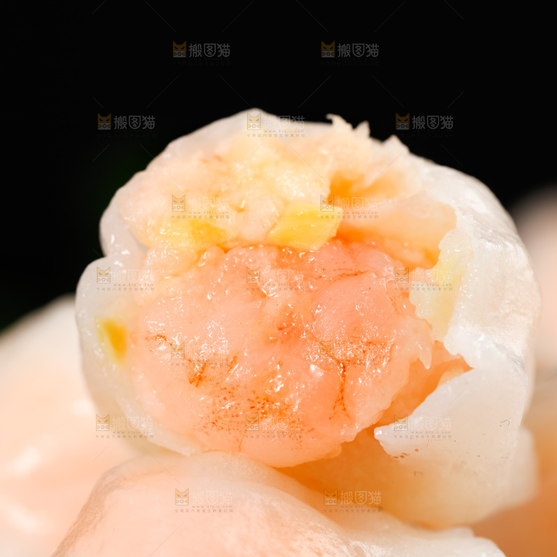 深底上的虾饺
