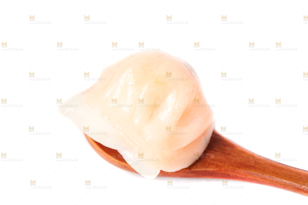 白底上的虾饺