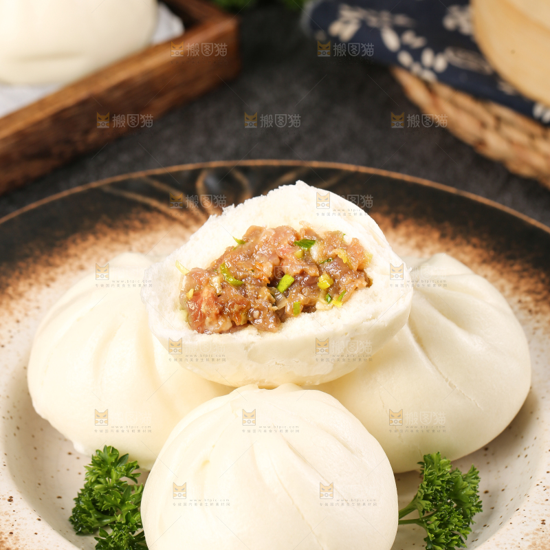 深底上的滑肉包