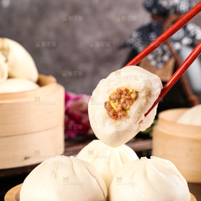 深底上的滑肉包