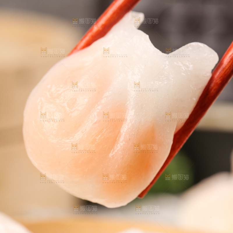 深底上的虾饺