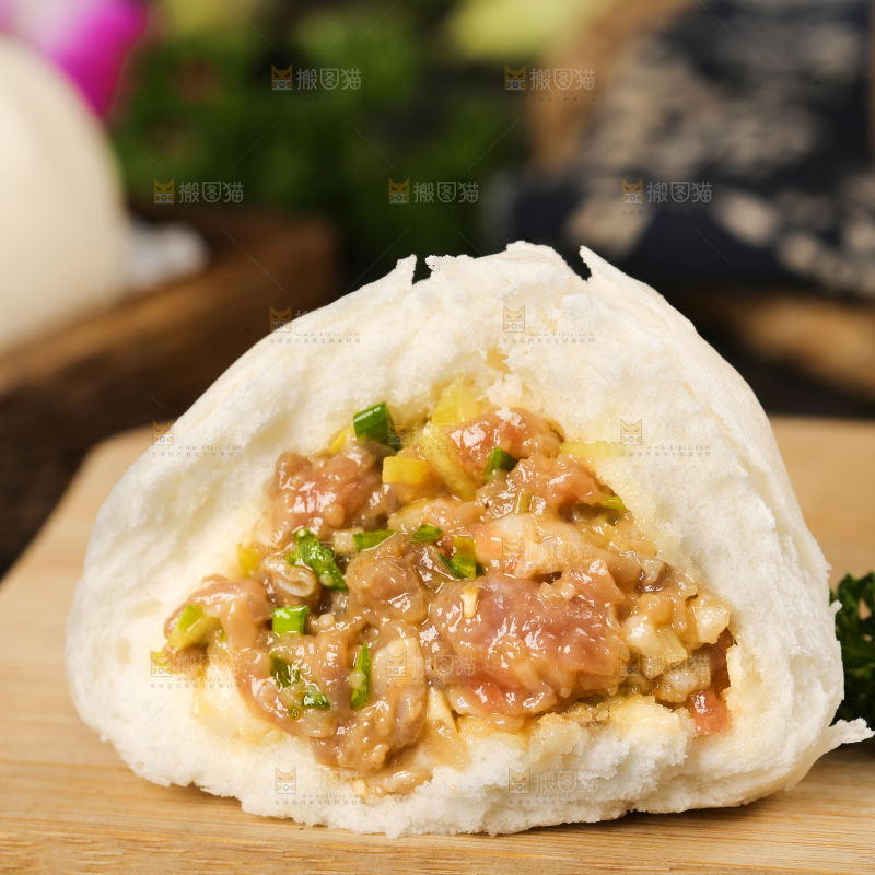 深底上的滑肉包