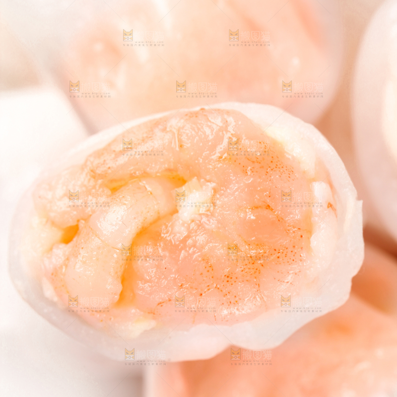 深底上的虾饺