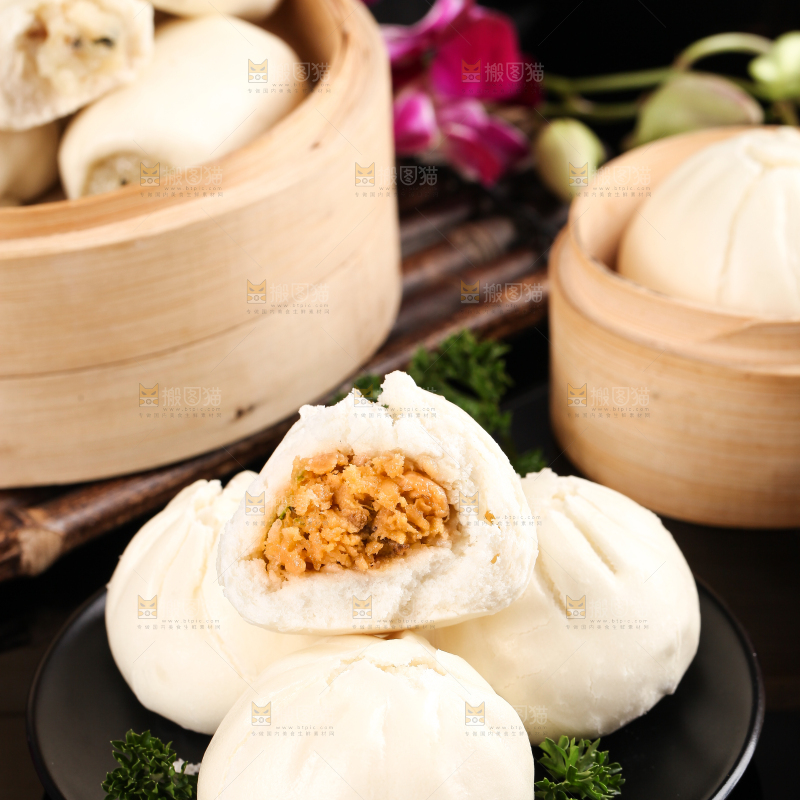 深底上的滑肉包
