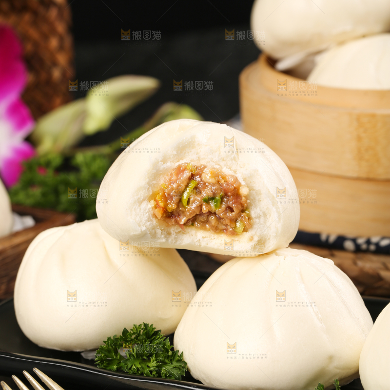 深底上的滑肉包