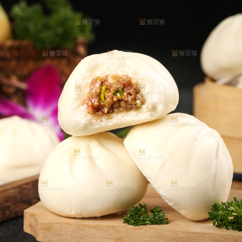 深底上的滑肉包