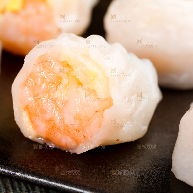 深底上的虾饺