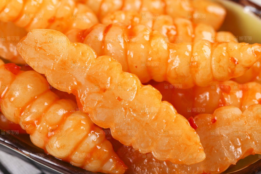 盘子里的红油宝塔菜