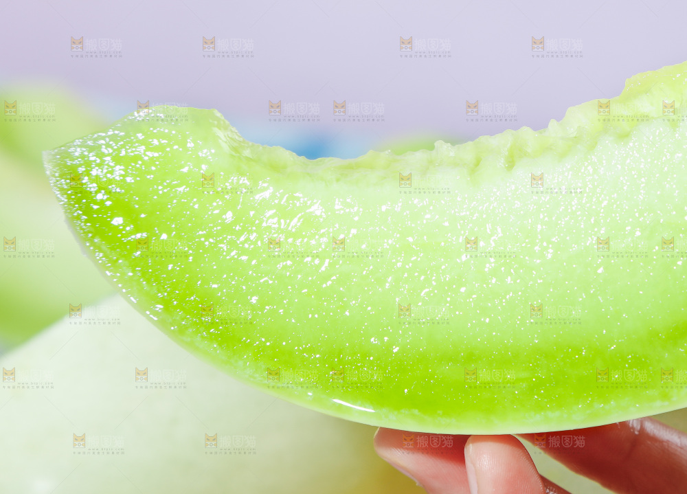 浅底上的玉菇甜瓜