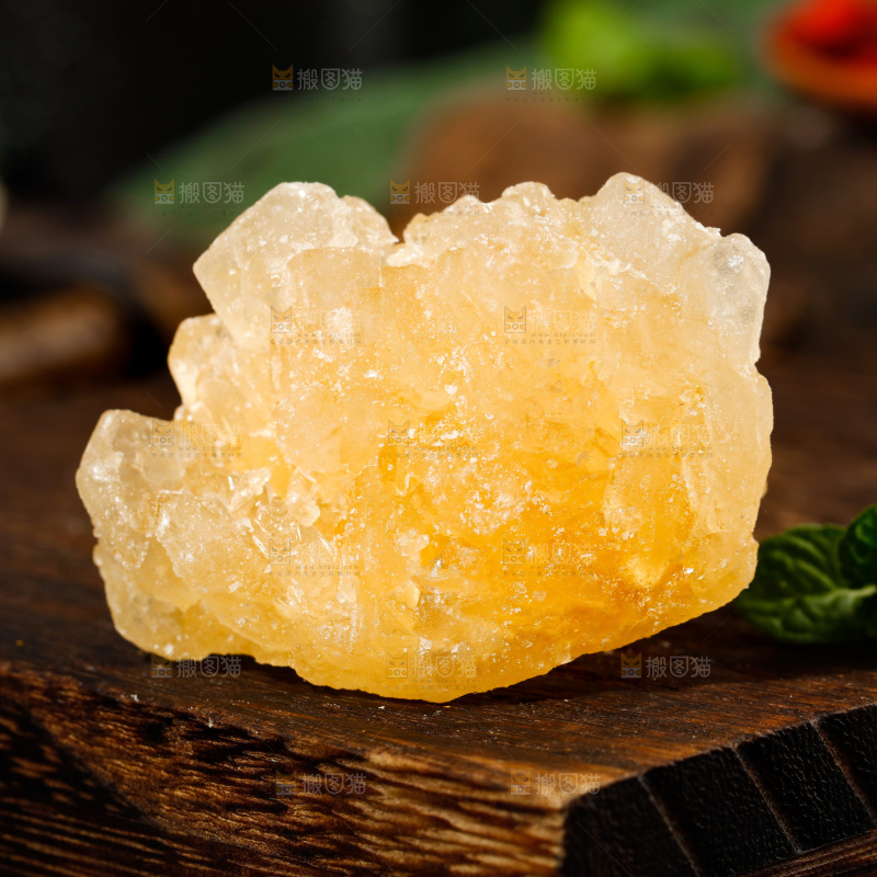 深底上的黄冰糖