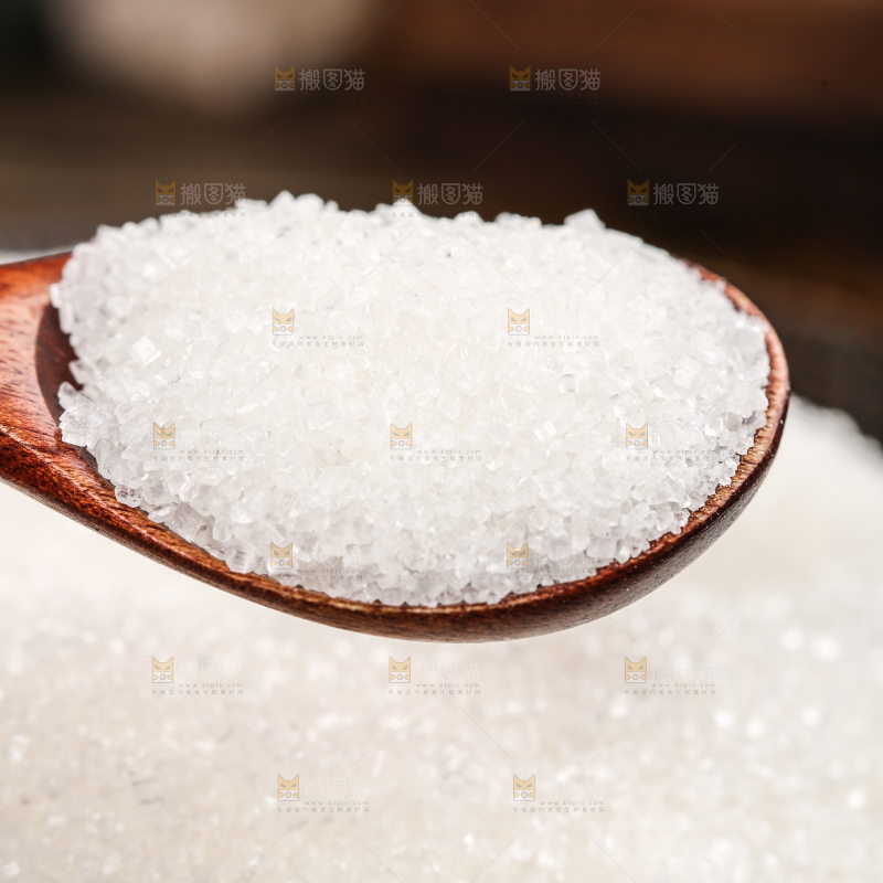 深底上的白砂糖
