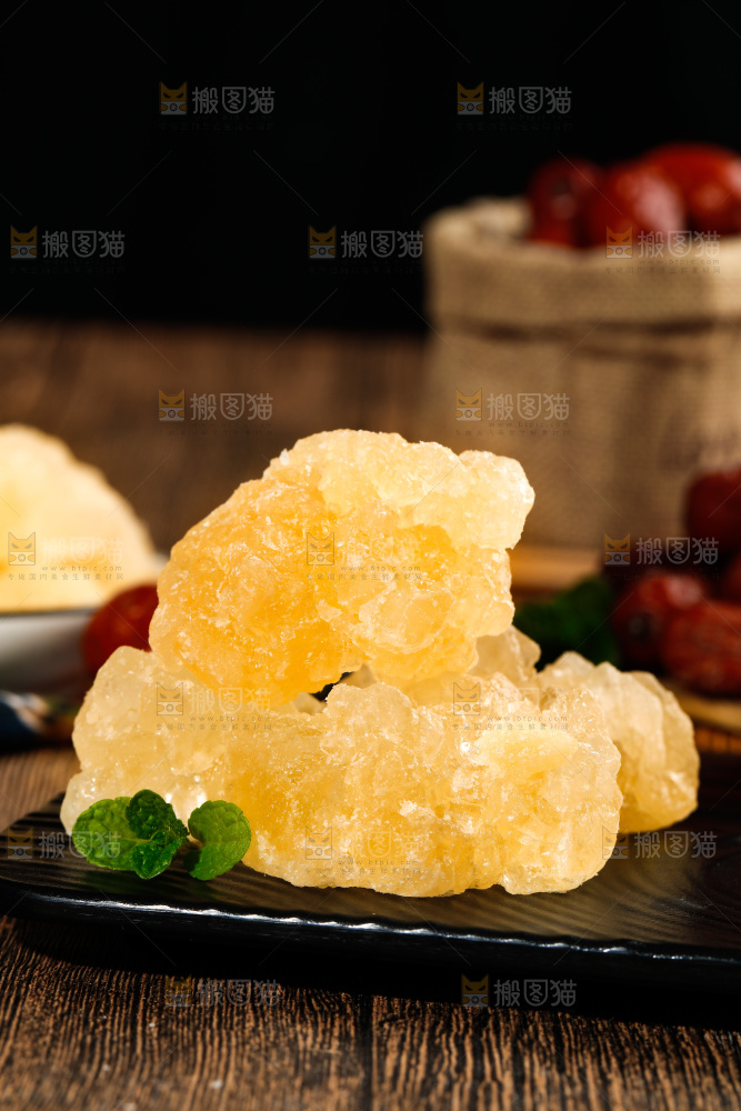 深底上的黄冰糖