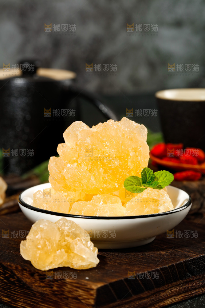 深底上的黄冰糖
