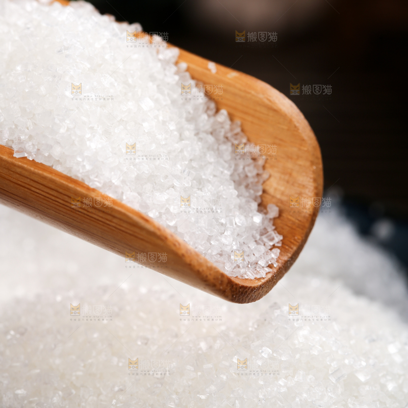 深底上的白砂糖