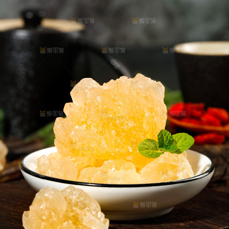 深底上的黄冰糖