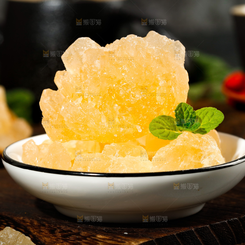 深底上的黄冰糖