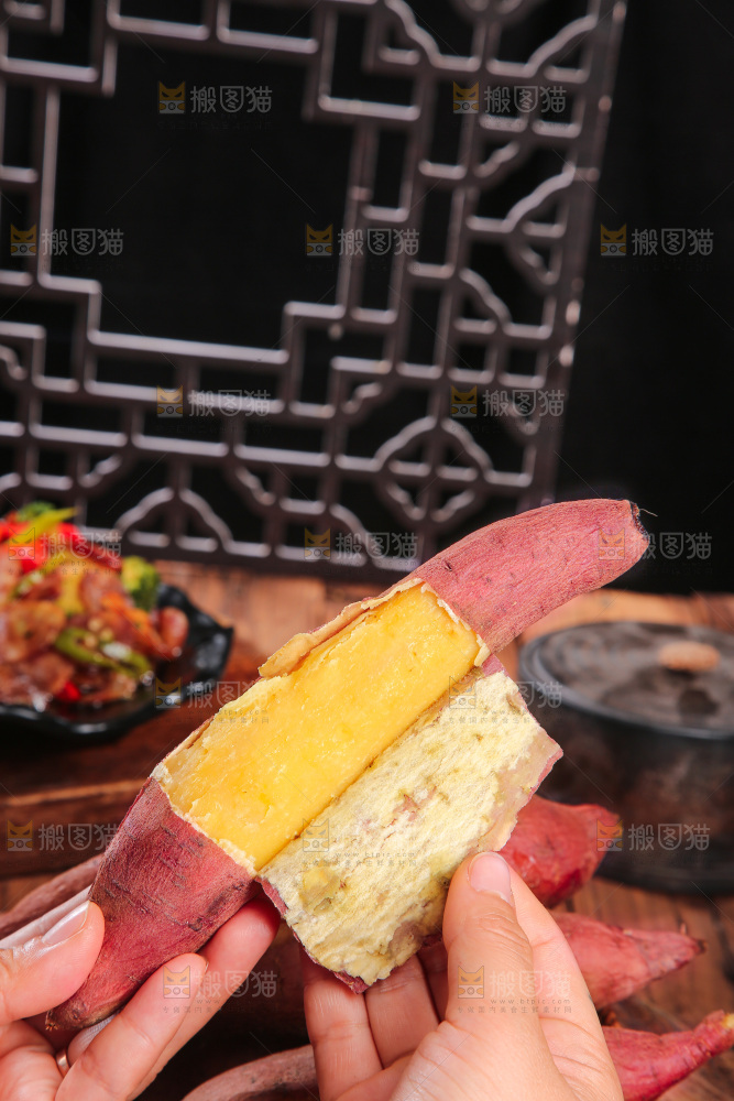 深底上的板栗红薯