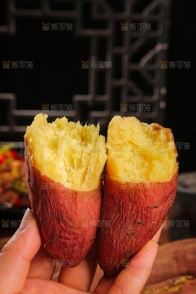 深底上的板栗红薯