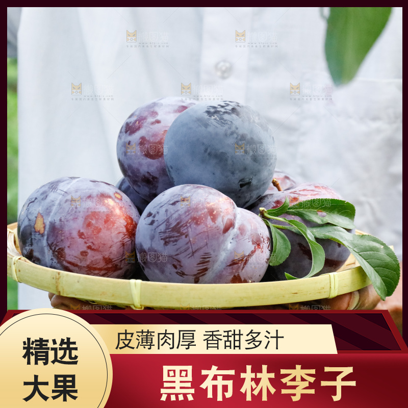 新鲜现摘黑布林