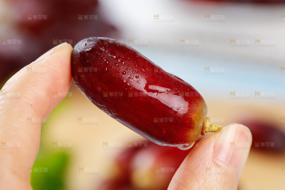 美人指红提