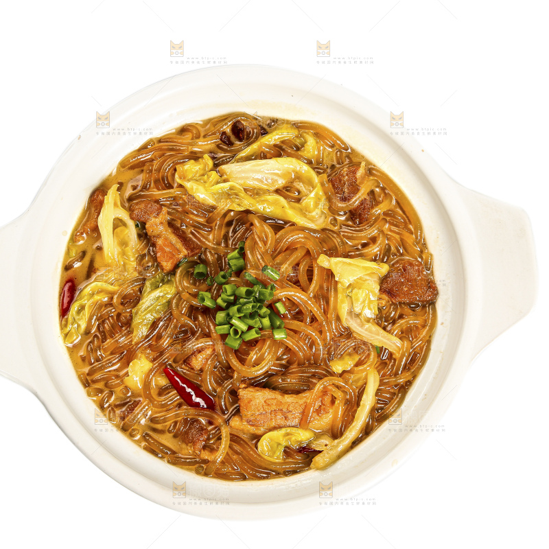 碗里的猪肉炖粉条