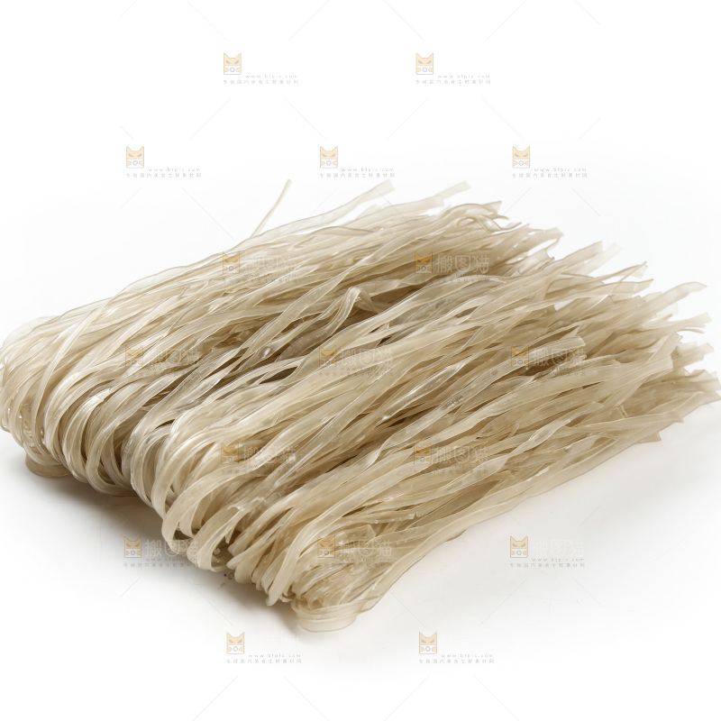 白底上的手工红薯粉