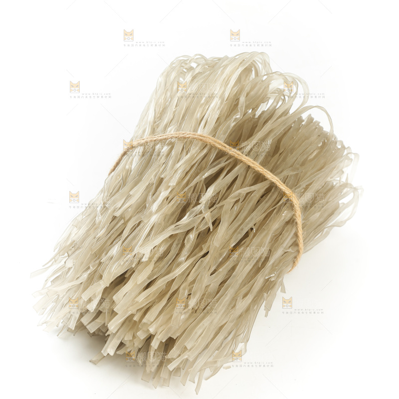 白底上的手工红薯粉