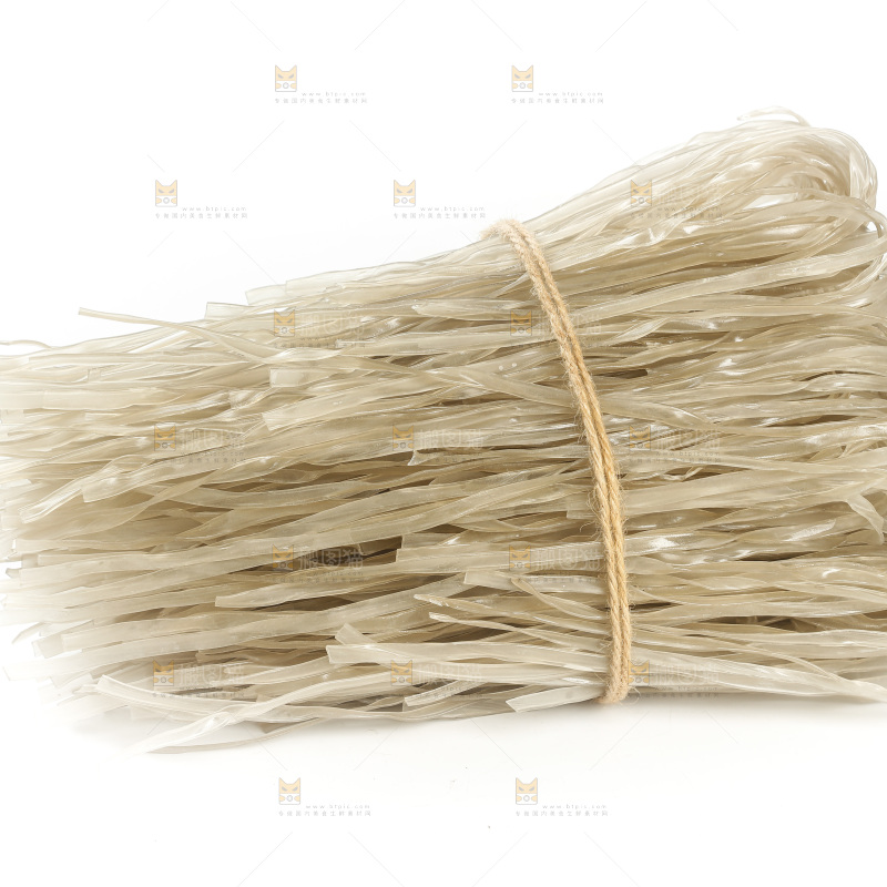 白底上的手工红薯粉