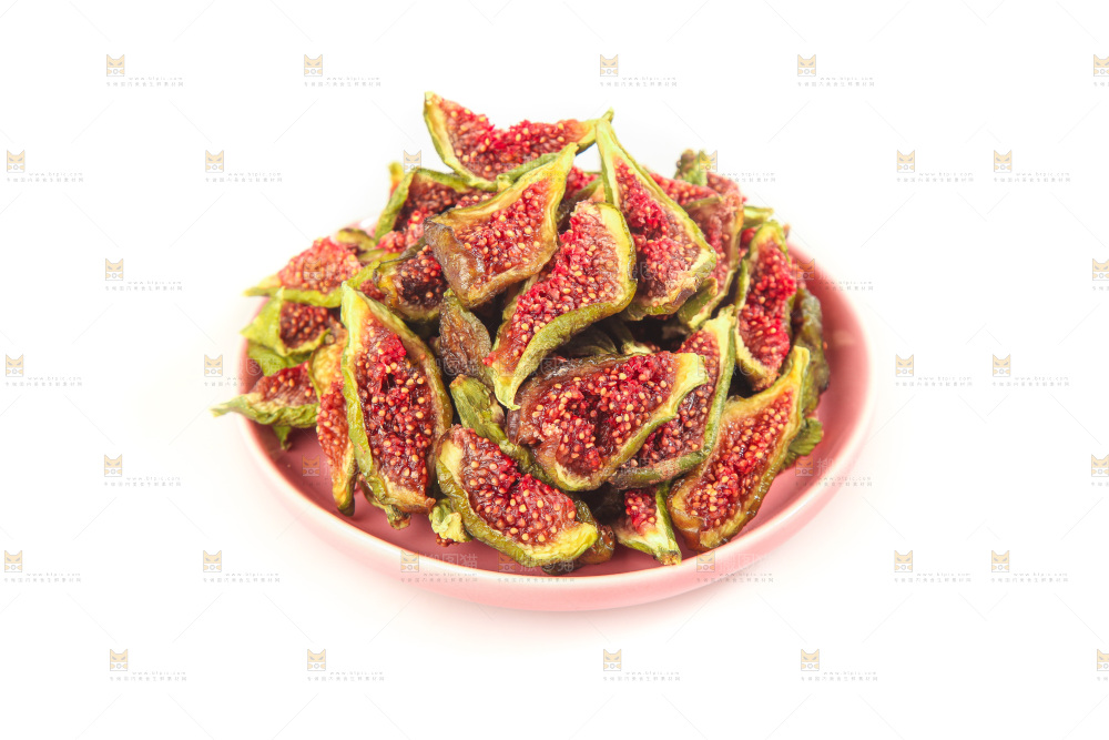 白底上的无花果脯