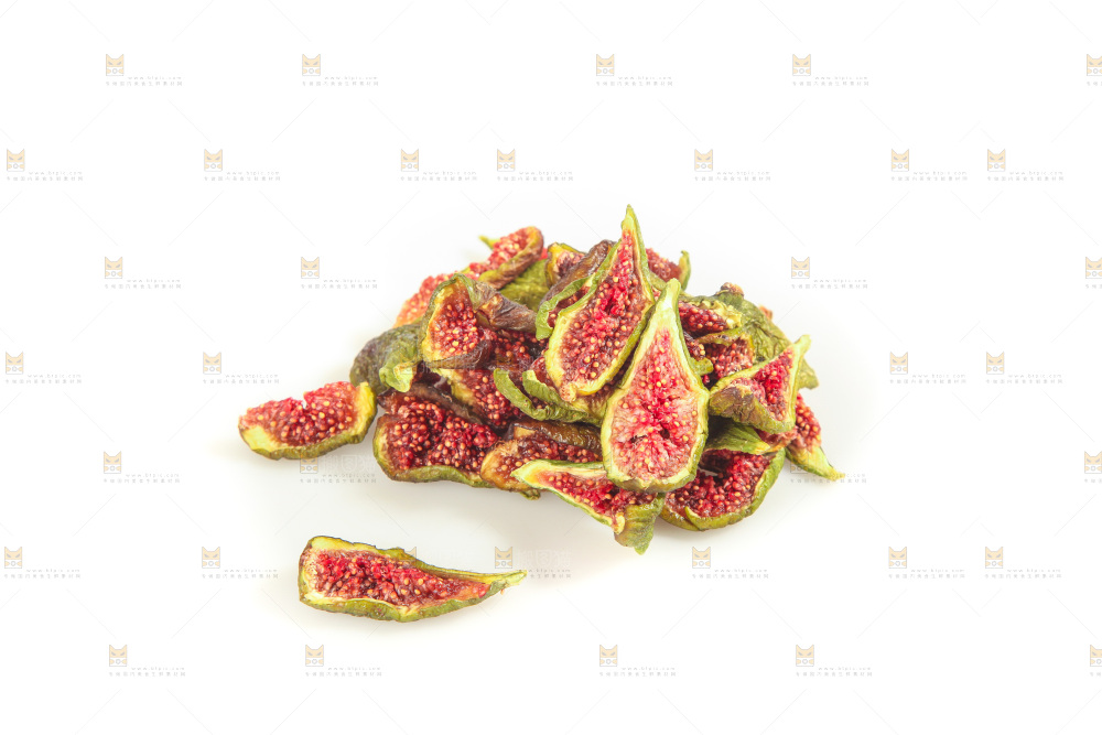 白底上的无花果脯