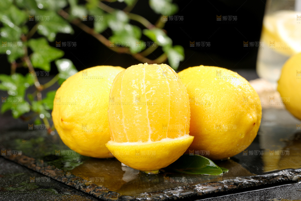 深底上的安岳黄柠檬