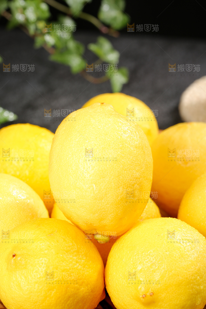 深底上的安岳黄柠檬