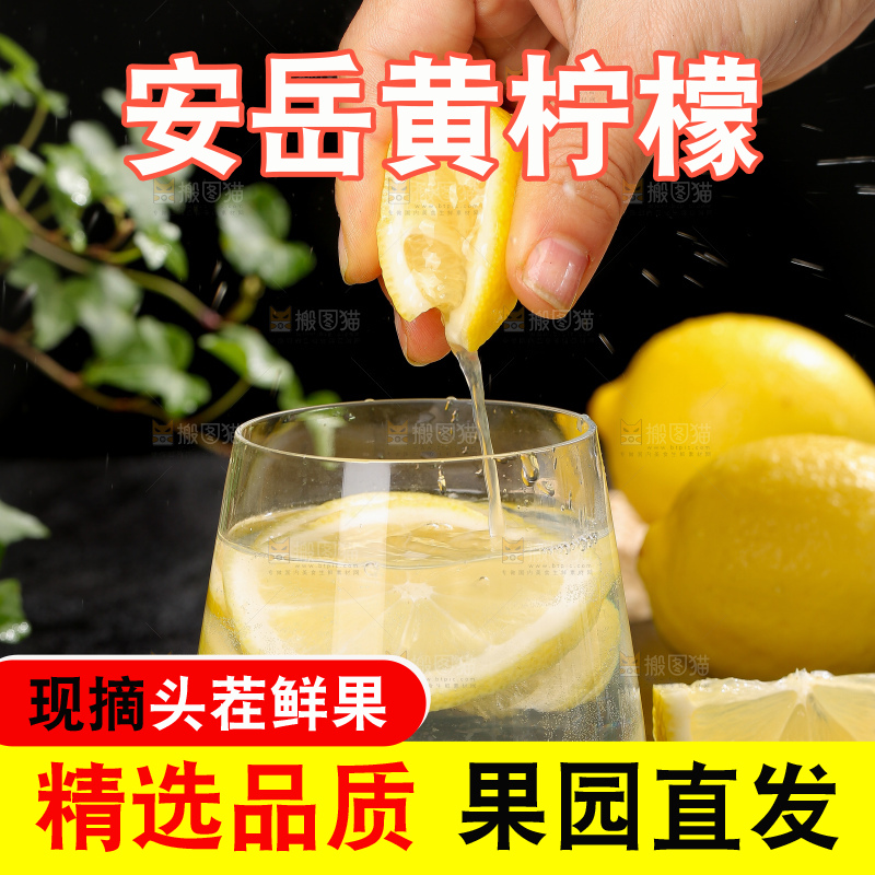 深底上的安岳黄柠檬