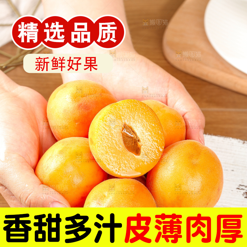 浅底上的大黄杏