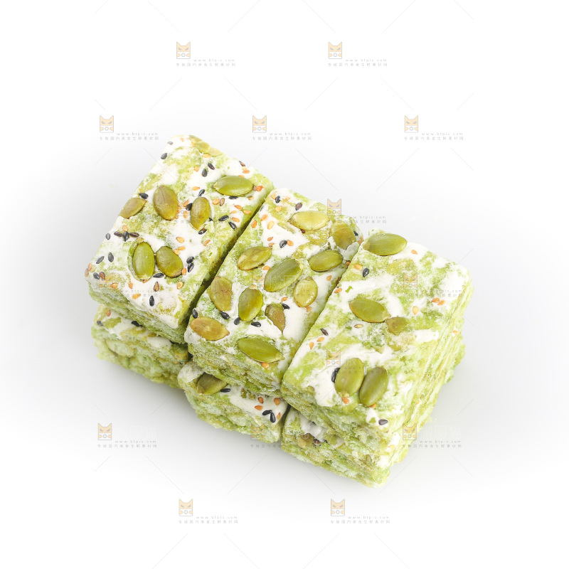 白底上的沙琪玛